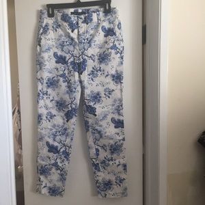 Zara Floral Print Pants